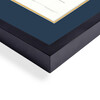 Diploma Frame University/College with BLUE MATTE