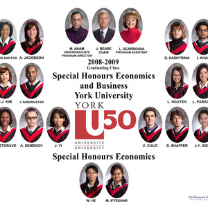 York University - Economics - Special Honours Economics and Business (2008 - 2009) York University - Economics - Special Honours Economics and Business (2008 - 2009)
