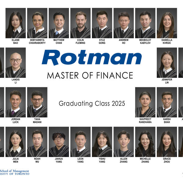 University of Toronto - Rotman - Master of Finance Composite (2024 - 2025)