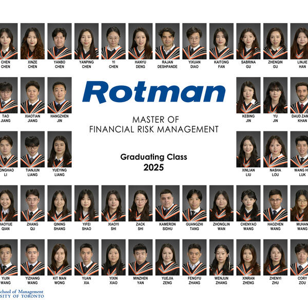 University of Toronto - Rotman - Master of Financial Risk Management Composite (2042 - 2025)