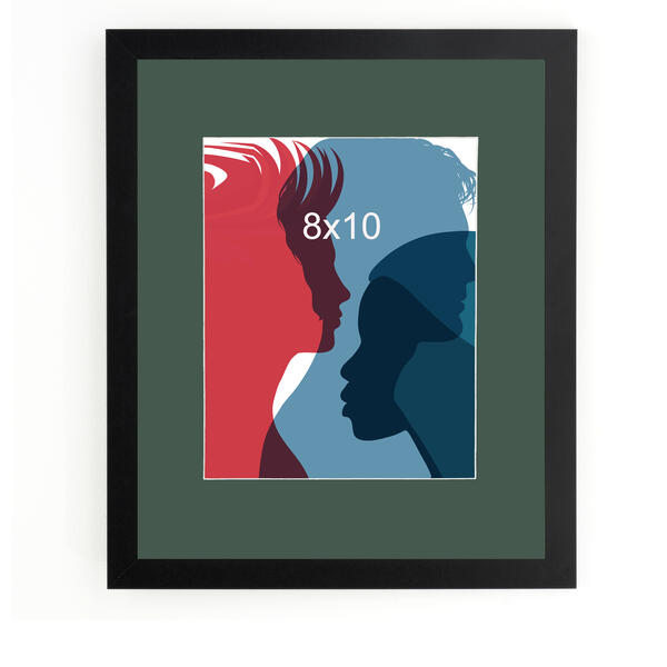 8x10 to 11x 14 Langford Frame with a GREEN Matt 